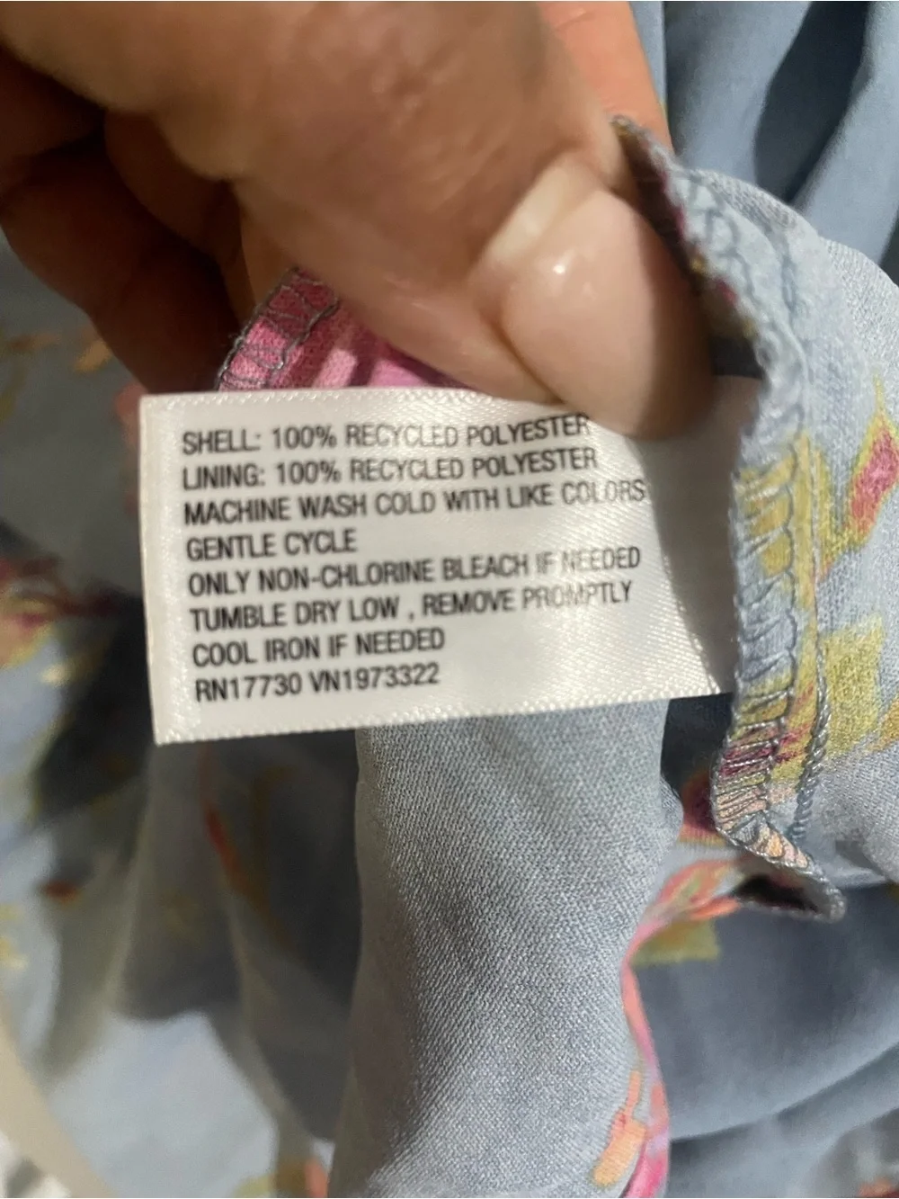 wild fable Blue Floral Maxi Dress with Ruffled Square Neck